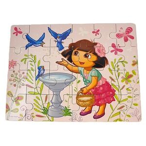 Dora The Explorer Wooden Jigsaw Puzzles Set of 3 Viacom Kids‎